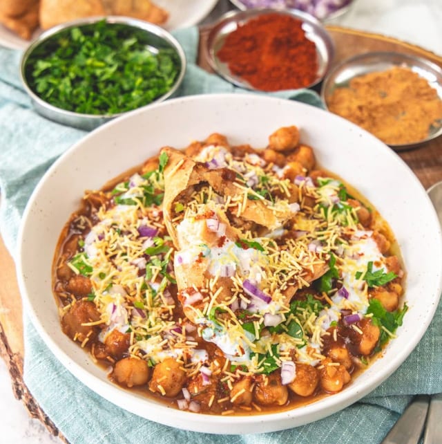 Samosa Chaat.